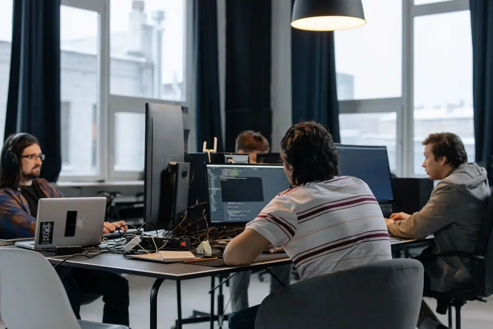 Autotechfy team collaborating on a software project